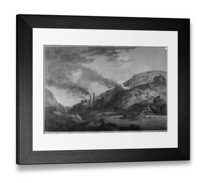 Framed Print : Industrial Landscape Framed Print : Industrial Landscape