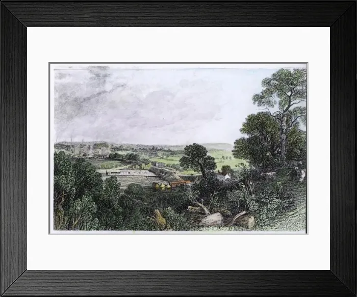 Framed Print : Industrial Landscape Framed Print : Industrial Landscape