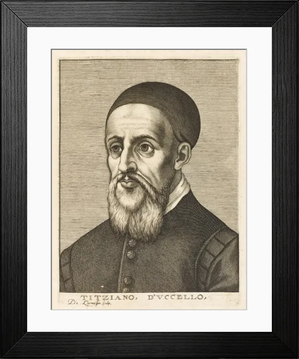 Framed Print : TITIAN. TIZIANO VECELLI(O) known as Titian Italian artist Framed Print : TITIAN. TIZIANO VECELLI(O) known as Titian Italian artist