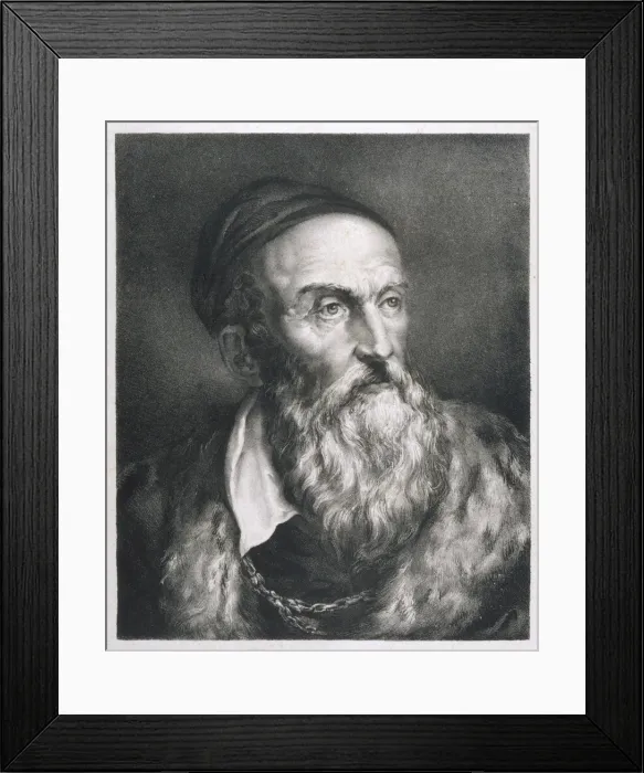 Framed Print : TITIAN. TIZIANO VECELLI(O) known as Titian Italian artist Framed Print : TITIAN. TIZIANO VECELLI(O) known as Titian Italian artist