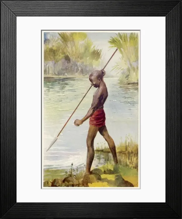 Framed Print : Racial / Aborigine Boy Framed Print : Racial / Aborigine Boy