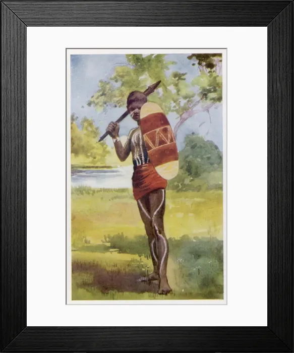 Framed Print : Racial / Aborigine 1914 Framed Print : Racial / Aborigine 1914