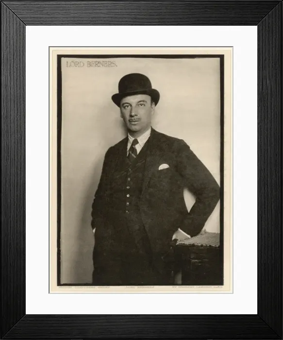 Framed Print : 14th Baron Berners Framed Print : 14th Baron Berners