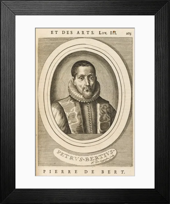 Framed Print : Petrus Bertius Framed Print : Petrus Bertius