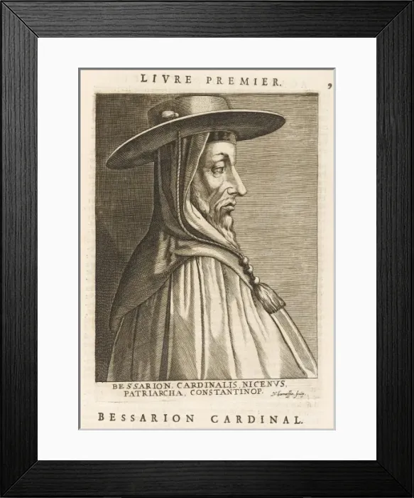 Framed Print : BESSARION - Latin patriarch of Constantinople Framed Print : BESSARION - Latin patriarch of Constantinople