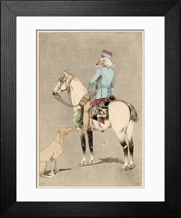 Framed Print : French Colonial Soldier Framed Print : French Colonial Soldier