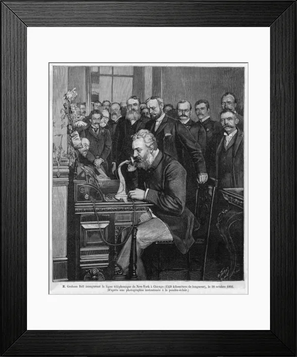 Framed Print : Alexander Bell / Chicago Framed Print : Alexander Bell / Chicago