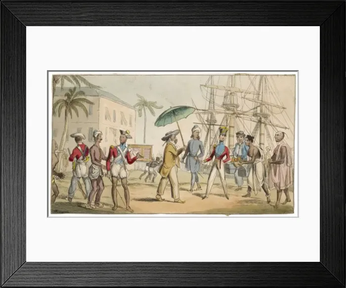 Framed Print : British / India / Harbour Framed Print : British / India / Harbour