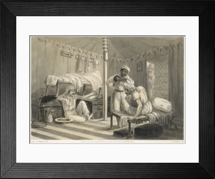 Framed Print : Curry&rice / In their Tent Framed Print : Curry&rice / In their Tent