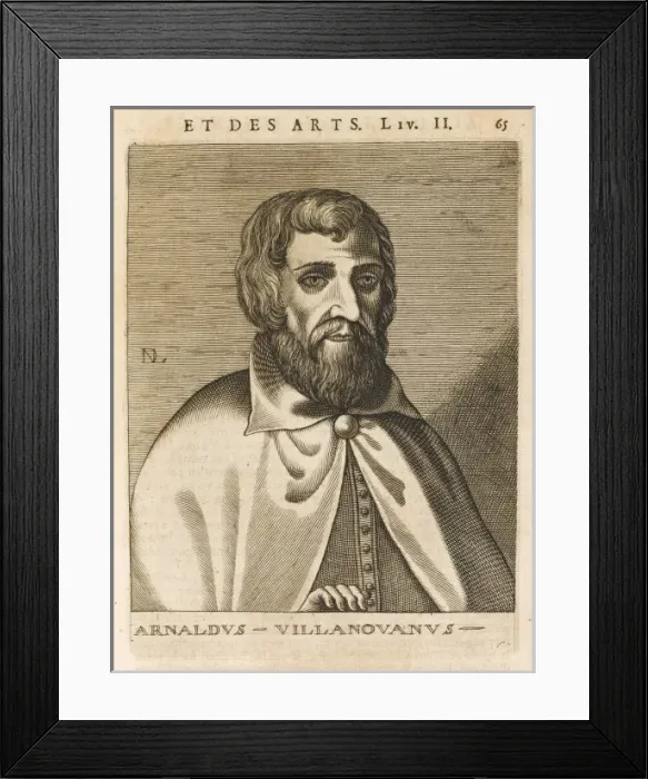 Framed Print : Arnau De Villanova Framed Print : Arnau De Villanova