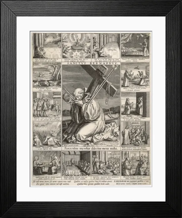 Framed Print : St Bernard of Clairvaux Framed Print : St Bernard of Clairvaux