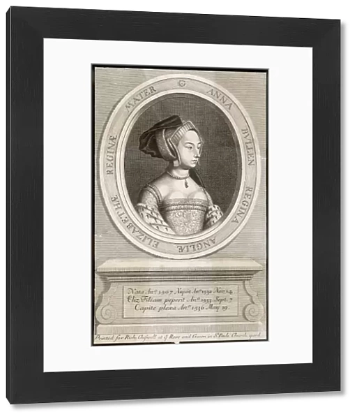 Anne Boleyn  /  Oval Frame