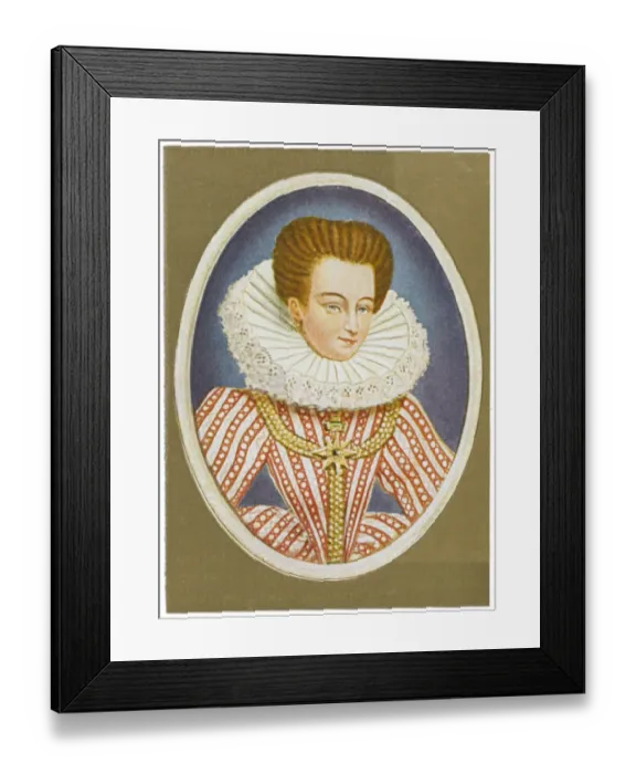 Framed Print : Gabrielle Estrees Framed Print : Gabrielle Estrees