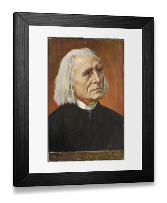 Framed Print : LISZT (1811-1886) Framed Print : LISZT (1811-1886)