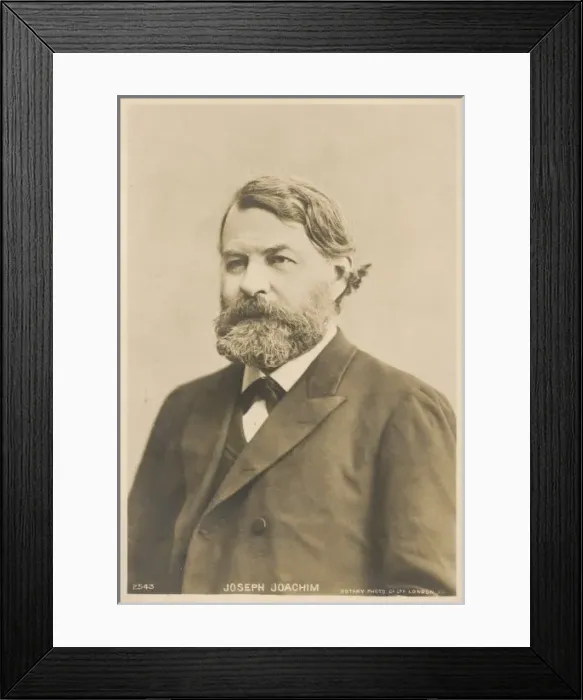 Framed Print : Joseph Joachim  /  Postcard