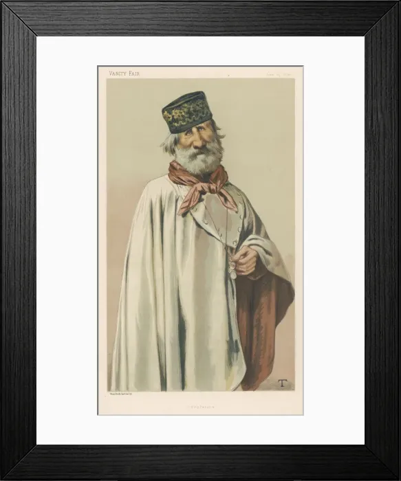 Framed Print : Garibaldi / Chartran 1878 Framed Print : Garibaldi / Chartran 1878