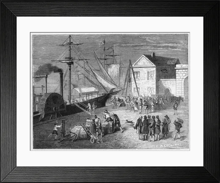 Framed Print : FULTONs CLERMONT Framed Print : FULTONs CLERMONT