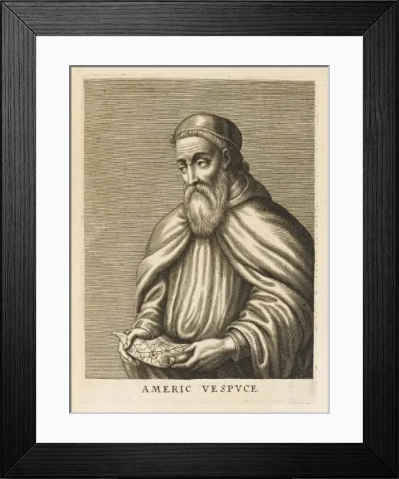 Framed Print : Amerigo Vespucci Framed Print : Amerigo Vespucci