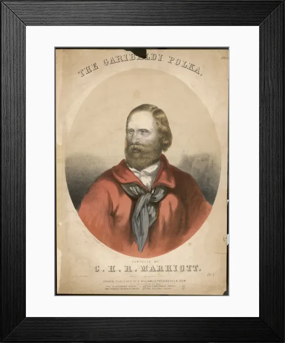 Framed Print : Garibaldi / Music Cover Framed Print : Garibaldi / Music Cover