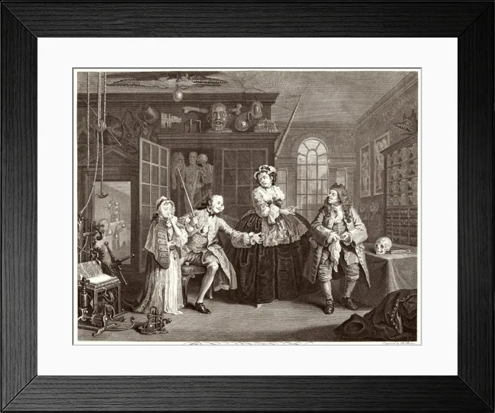 Framed Print : Hogarths Quack Doctor Framed Print : Hogarths Quack Doctor