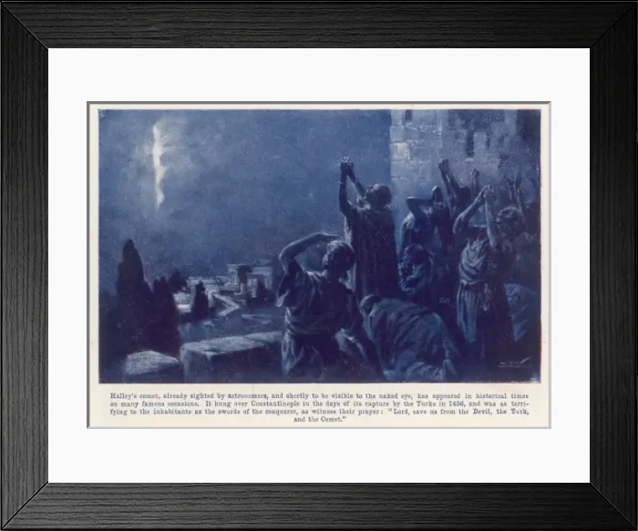 Framed Print : Halleys Comet Framed Print : Halleys Comet