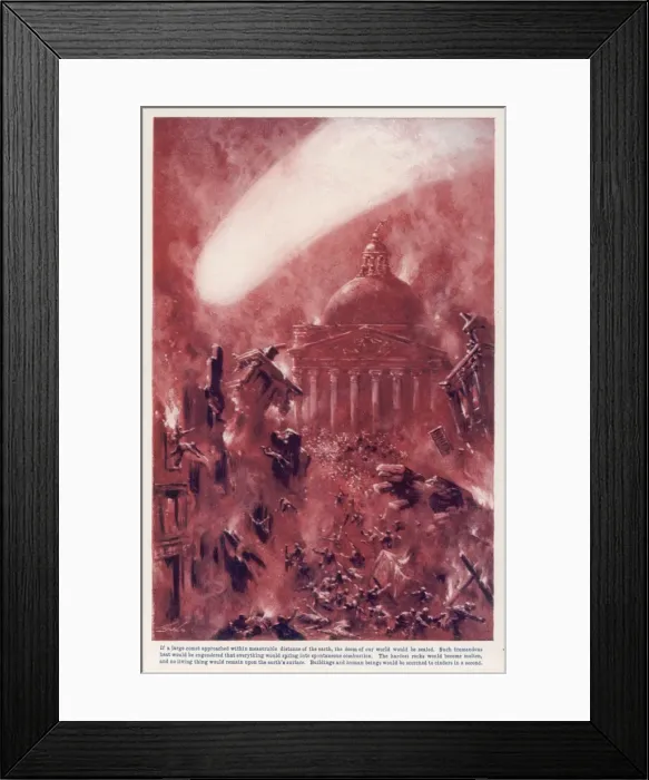 Framed Print : Effect of Comet Framed Print : Effect of Comet