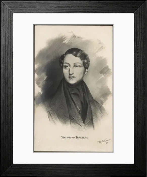 Framed Print : Sigismund Thalberg Framed Print : Sigismund Thalberg