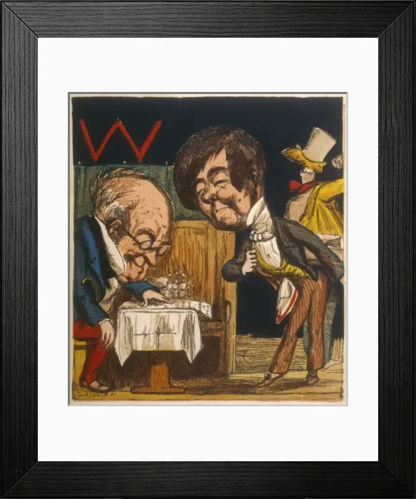 Framed Print : Alphabet / W for Waiter Framed Print : Alphabet / W for Waiter