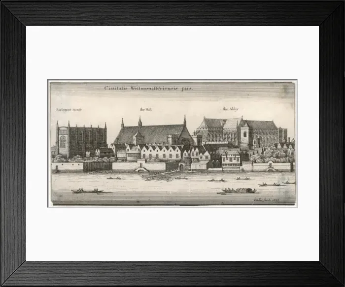 Framed Print : Westminster / London / 1647 Framed Print : Westminster / London / 1647