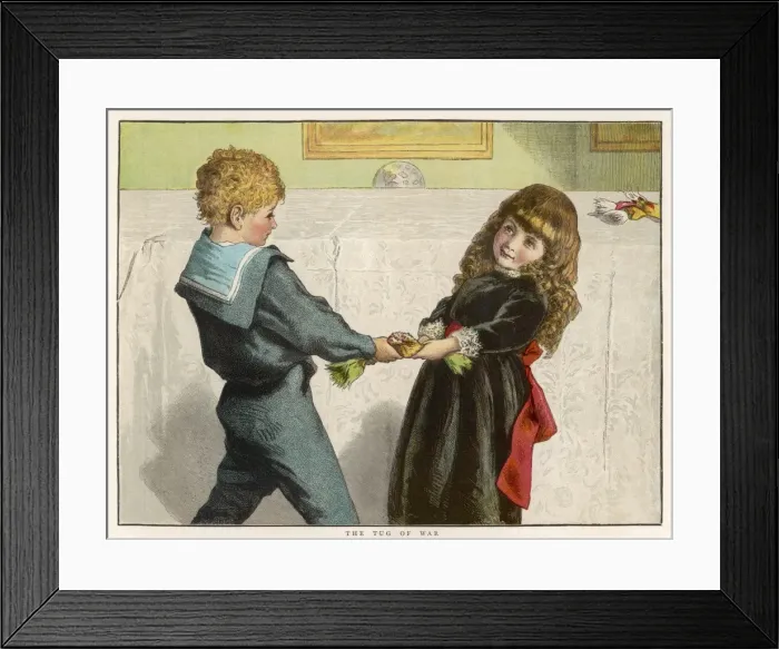 Framed Print : Pulling a Cracker Framed Print : Pulling a Cracker
