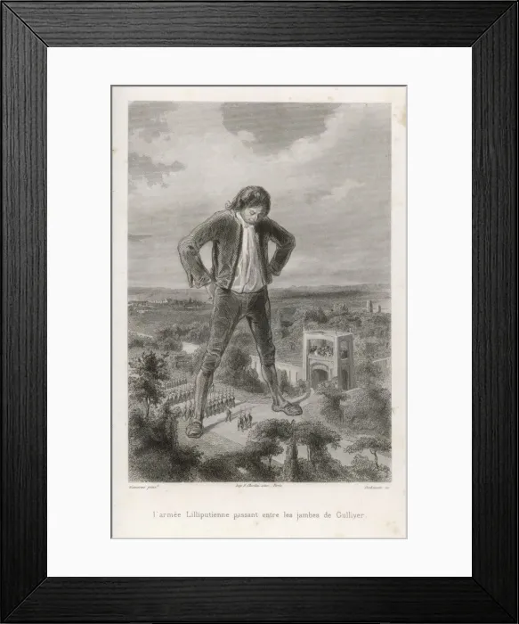 Framed Print : Lilliputian Army / Gullive Framed Print : Lilliputian Army / Gullive