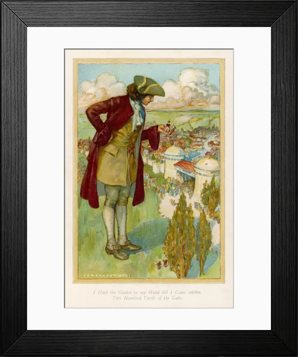 Framed Print : Gulliver in Lilliput Framed Print : Gulliver in Lilliput