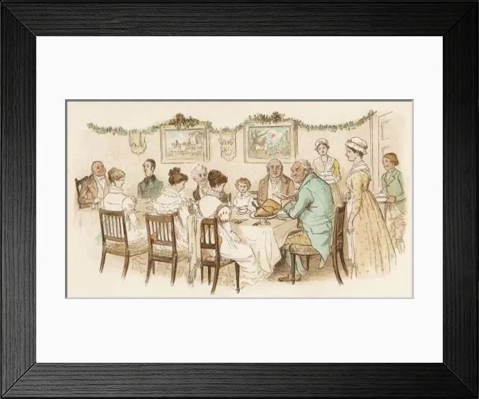 Framed Print : Christmas Dinner Framed Print : Christmas Dinner