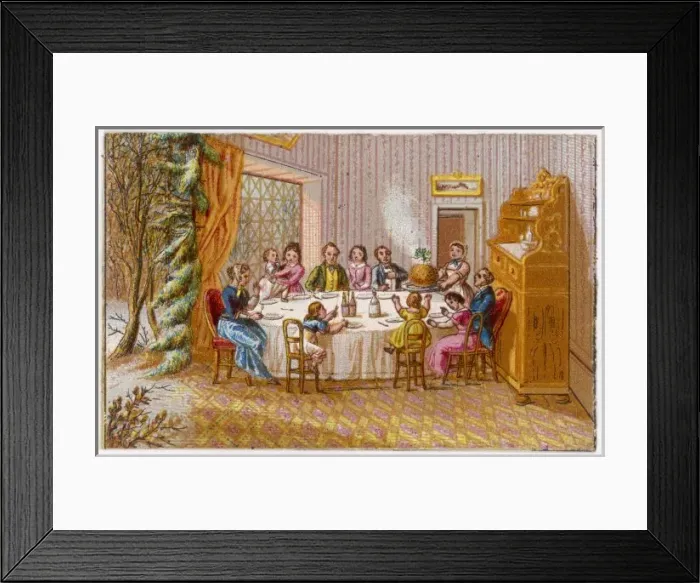 Framed Print : Christmas Dinner Framed Print : Christmas Dinner