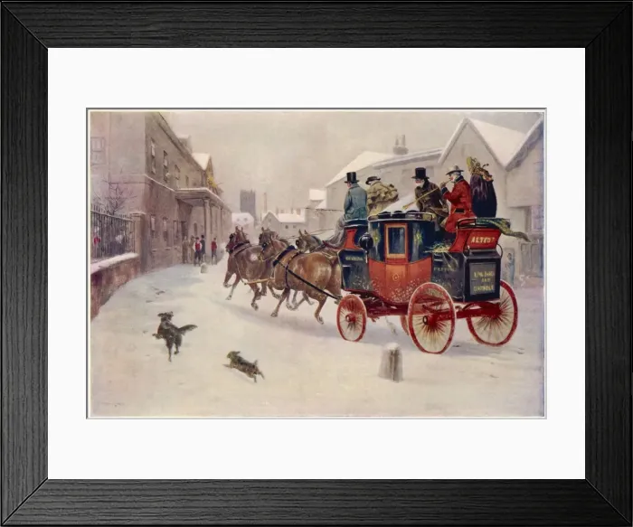 Framed Print : In a Town Street Framed Print : In a Town Street