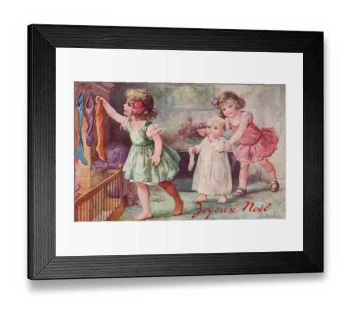 Framed Print : Hanging Stockings Framed Print : Hanging Stockings