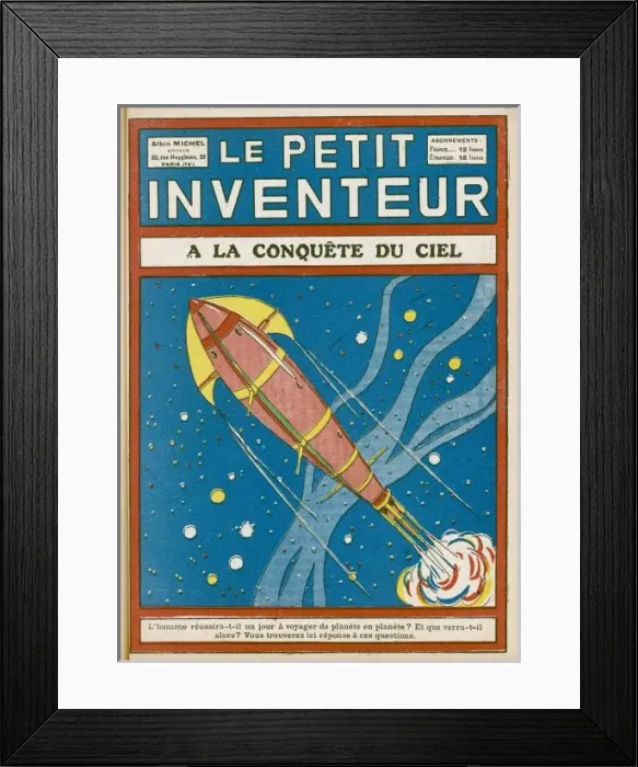 Framed Print : Interplanetary Rocket Framed Print : Interplanetary Rocket