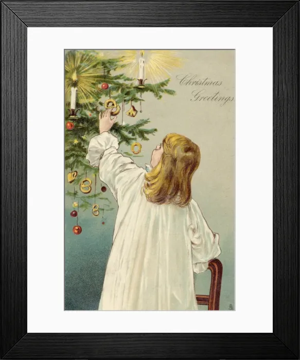 Framed Print : Child Dresses Tree Framed Print : Child Dresses Tree