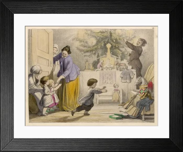 Framed Print : Presents from Tree Framed Print : Presents from Tree