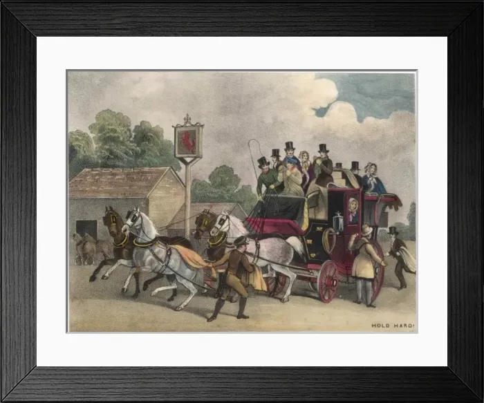 Framed Print : STAGECOACH HOLD HARD Framed Print : STAGECOACH HOLD HARD