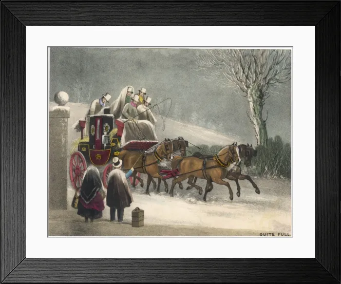 Framed Print : STAGECOACH / QUITE FULL Framed Print : STAGECOACH / QUITE FULL
