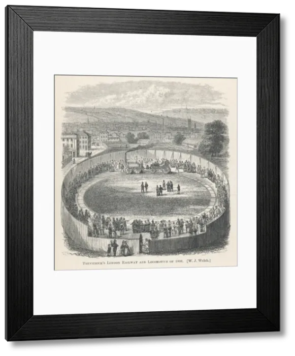 Framed Print : TREVITHICKs LOCO 1808 Framed Print : TREVITHICKs LOCO 1808