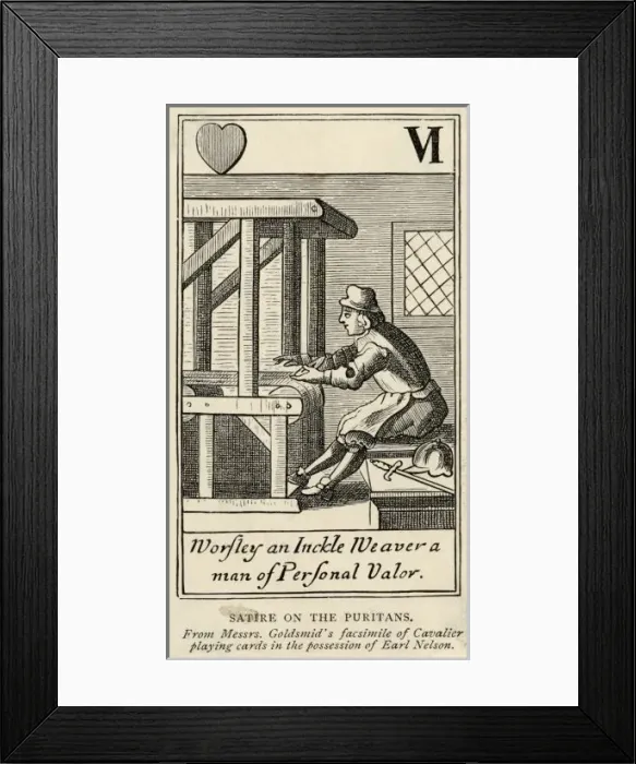 Framed Print : Puritan Satire / 1642 Framed Print : Puritan Satire / 1642