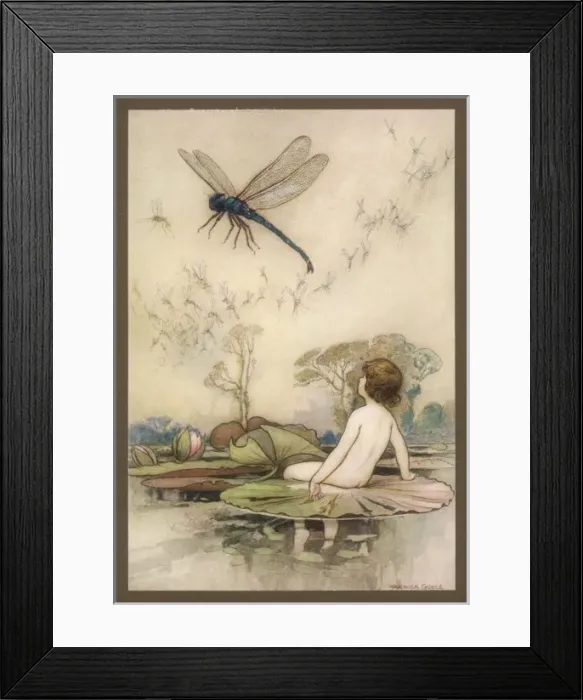 Framed Print : Tom / Water Babies / 1909 Framed Print : Tom / Water Babies / 1909