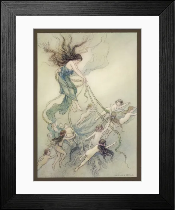 Framed Print : Queen of Water Babies Framed Print : Queen of Water Babies