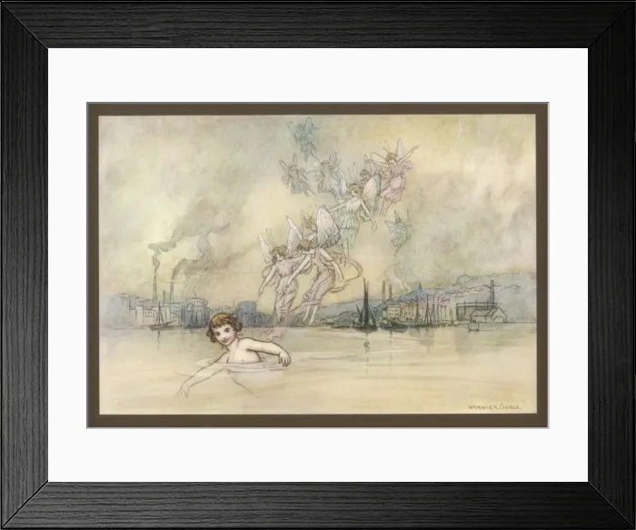 Framed Print : Water Babies / Fairies Framed Print : Water Babies / Fairies