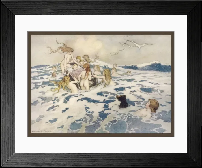 Framed Print : Water Babies Framed Print : Water Babies