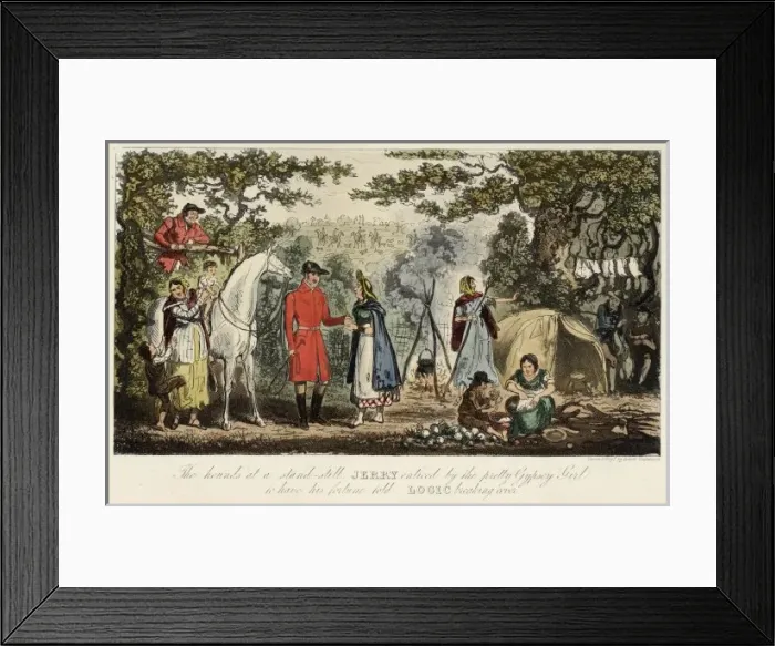 Framed Print : Gipsies & Foxhunters Framed Print : Gipsies & Foxhunters
