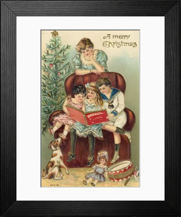 Framed Print : Enjoying Presents Framed Print : Enjoying Presents