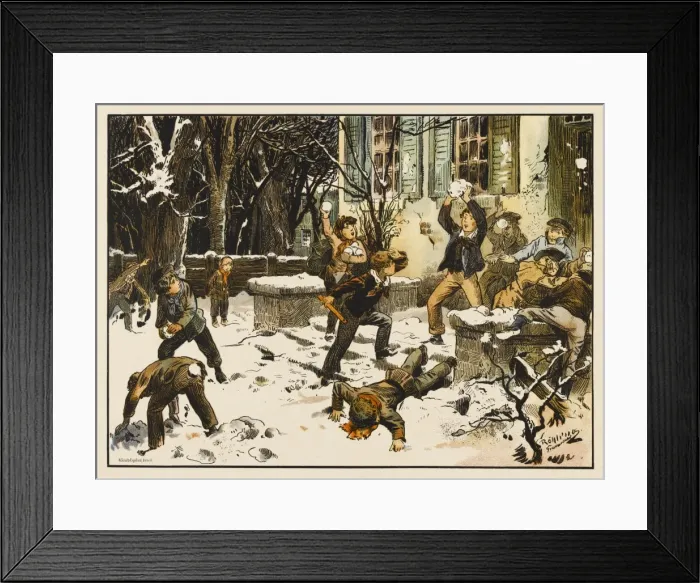 Framed Print : Bismarck Snowballer Framed Print : Bismarck Snowballer